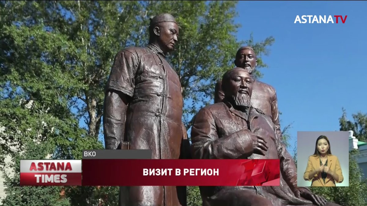 К. Токаев принял участие в церемонии открытия памятника Абаю в Семее