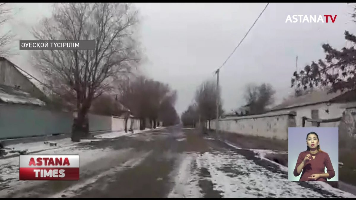 Мақтаарал ауданында бүтін көшені бұзып, жөндемей кеткен