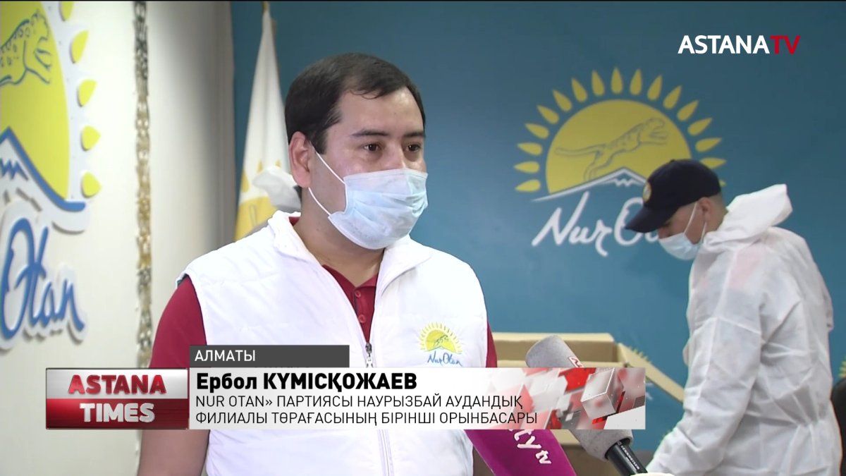 Алматыда 1 млн. 300 мыңнан аса медициналық бетперде мұқтаждарға жеткізілді