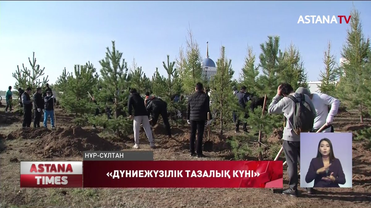 Елордада бір күнде екі мыңнан астам ағаш отырғызылды