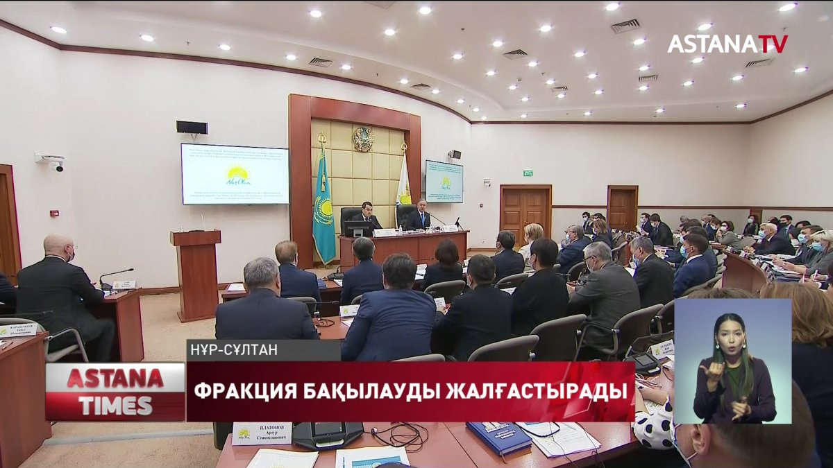 Nur Otan партиясының сайлауалды бағдарламасы, Мәжілістегі фракция бақылауында