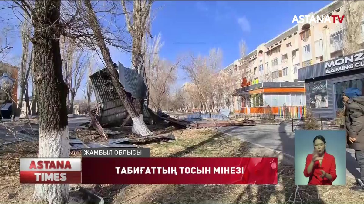Жамбыл облысын алапат жел ойрандап кетті