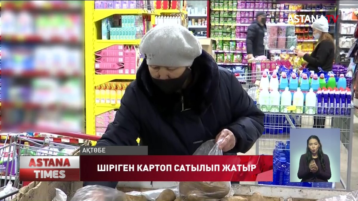 Ақтөбеде тұрақтандыру қорының шіріген картобы сатылып жатыр