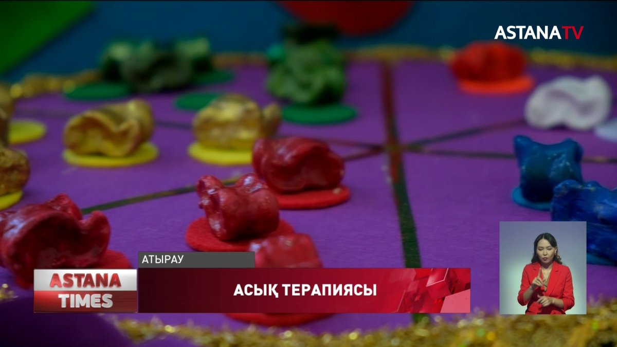 Атыраудағы  балабақшада қазақтың ұлттық ойыны асық атуды дәріптеуде