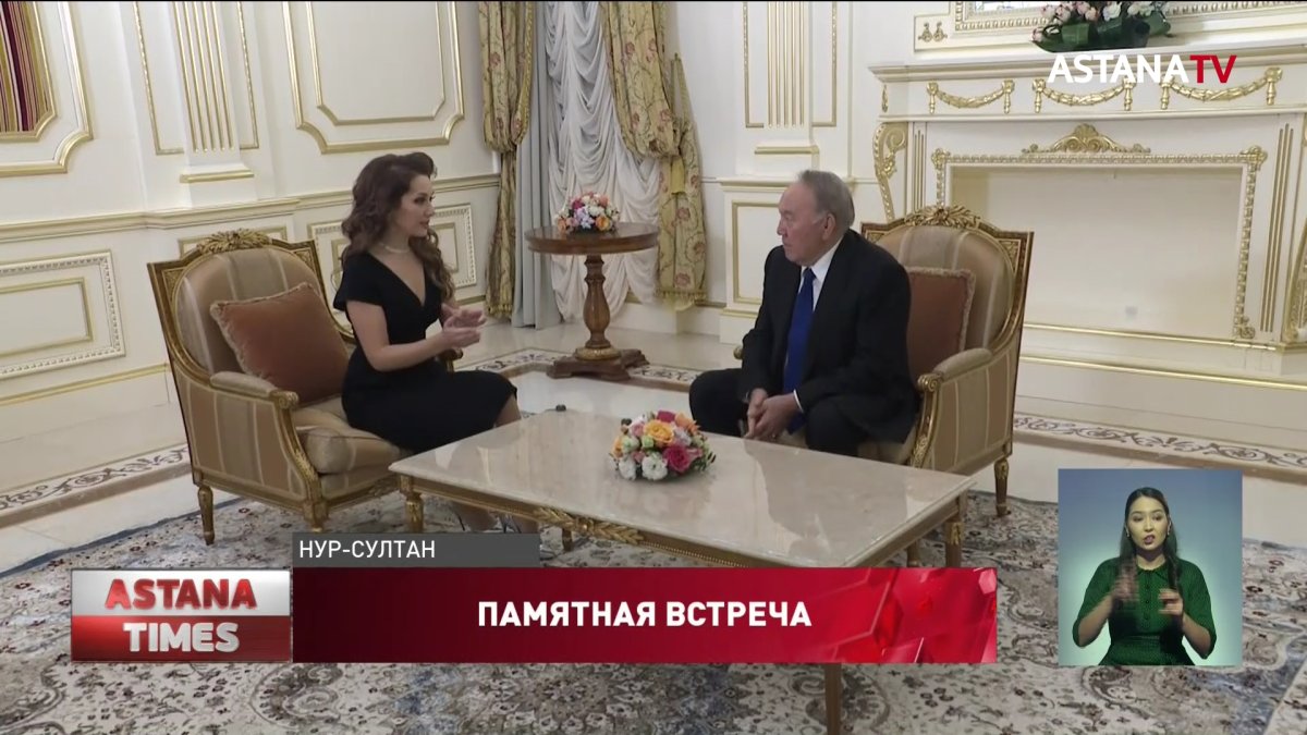 Елбасы посетил концерт М.Мудряк в театре "Астана Опера"