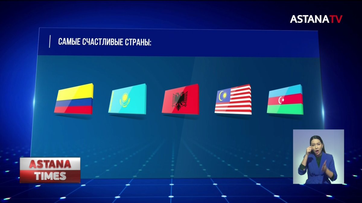 Казахстан вошёл в ТОП-5 самых счастливых стран мира