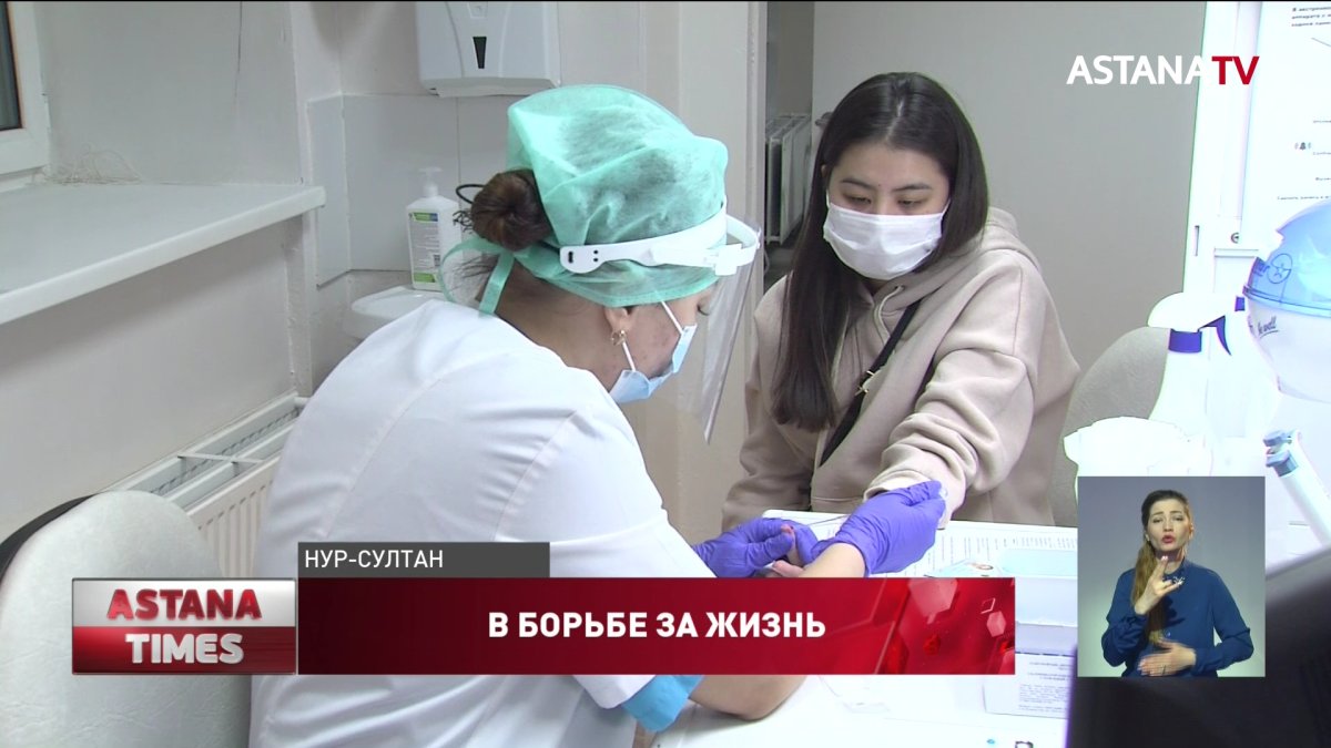 Члены молодежного крыла "JAS OTAN" сдали кровь для больных раком