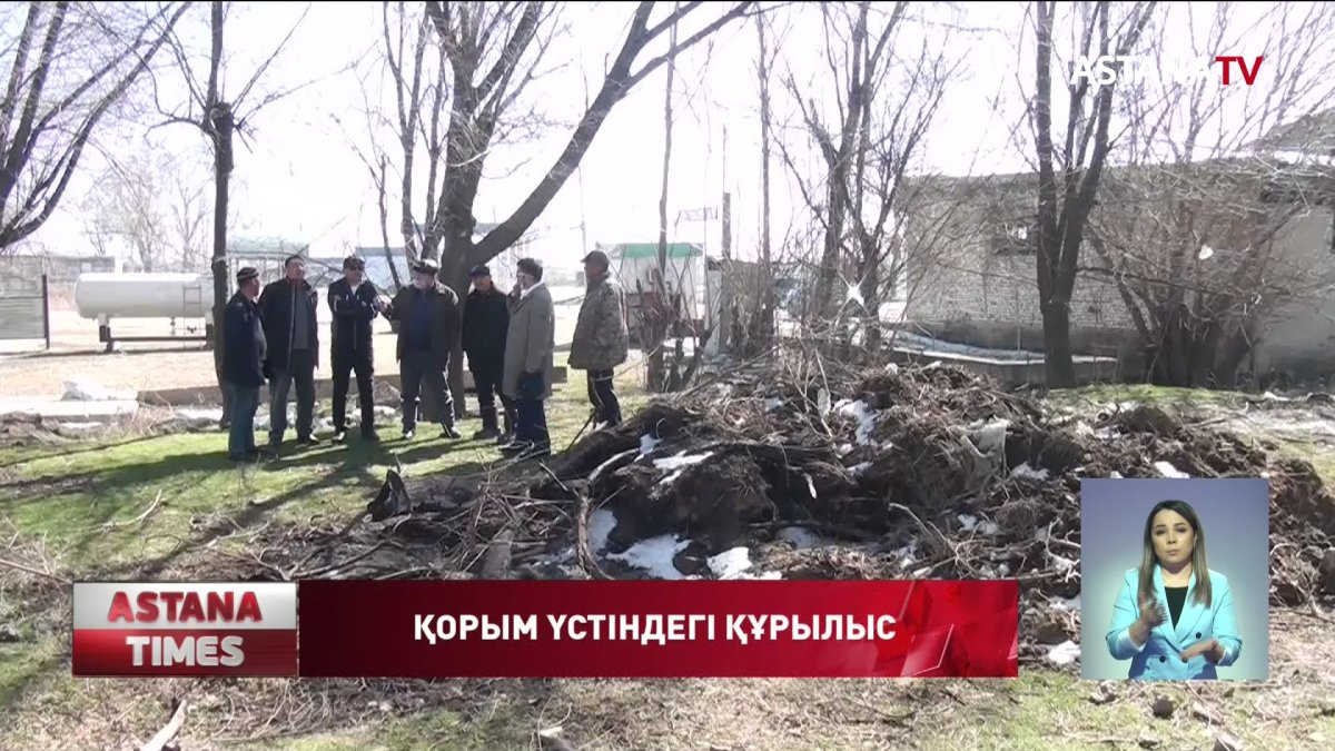 Тараз қаласында қорым үстінде құрылыс бастаған кәсіпкерге жұрт қарсы шықты