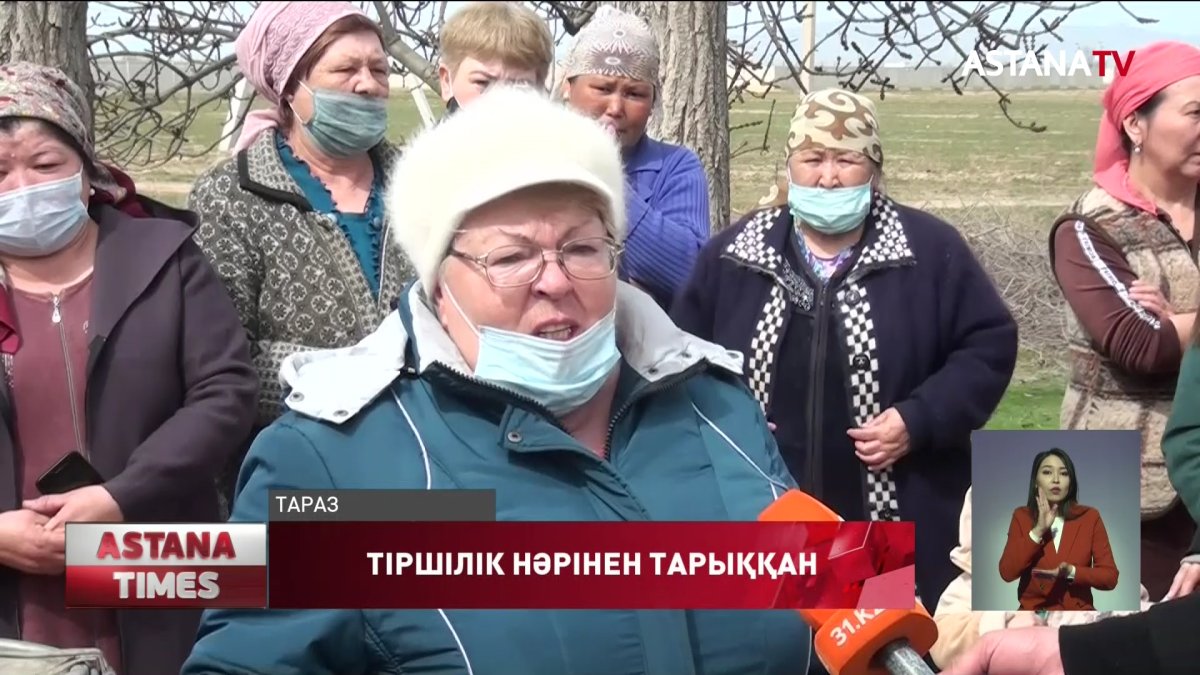 Тараздағы саяжай тұрғындары ауыз суға жарымай отыр