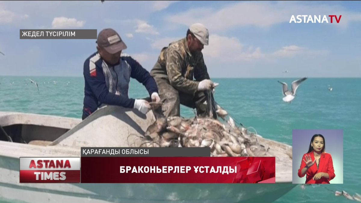 Балқашта браконьерлерден 6 тонна балық тәркіленді