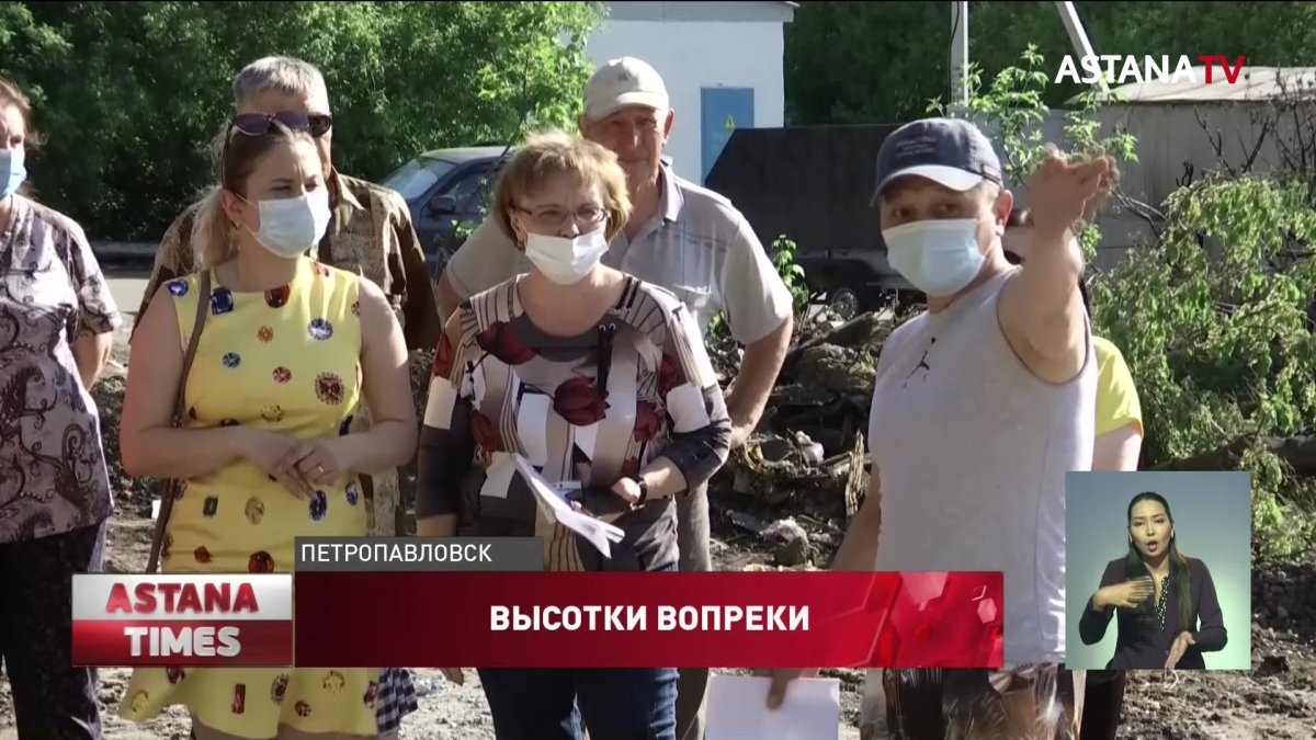 «В домах пойдут трещины», - жители Петропавловска против новостроек во дворах