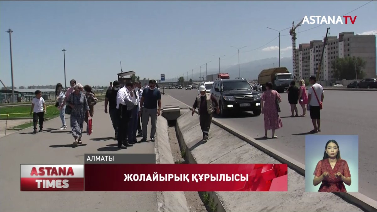 "Алтын Орда" базары маңындағы жолайырық құрылысы аяқталуға жақын - Мердігер