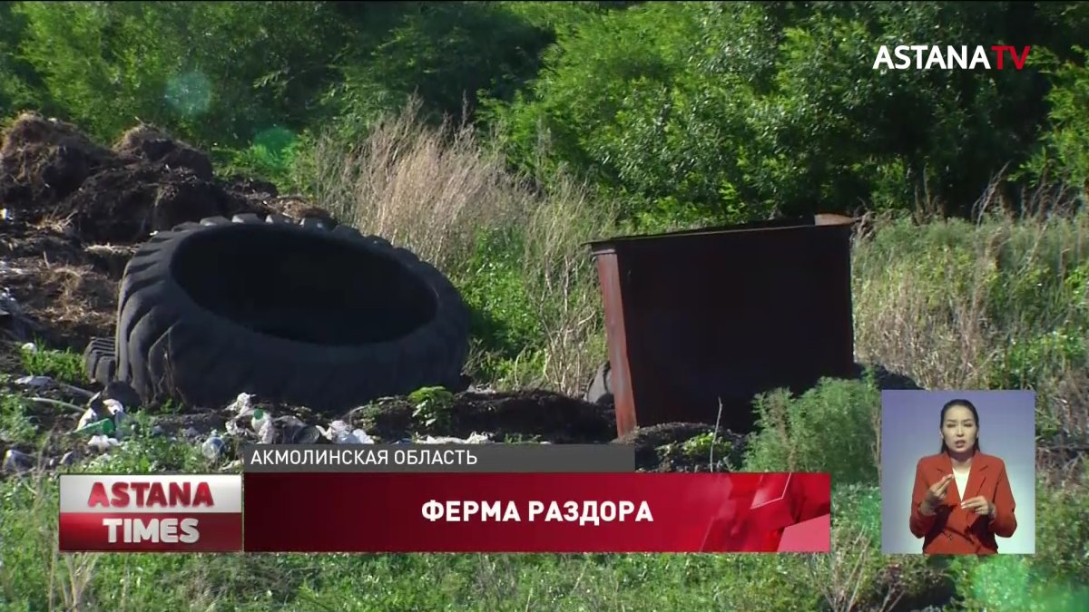 На невыносимый запах и антисанитарию жалуются жители поселка Кызылсуат в Акмолинской области