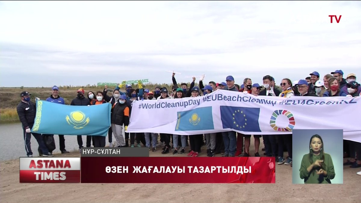 Елордада Есіл өзенінің арнасы тазартылды