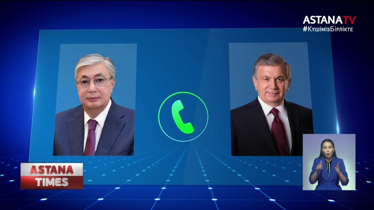 Қасым-Жомарт Тоқаев Өзбекстанды президенті Шавкат Мирзиёевпен сөйлесті