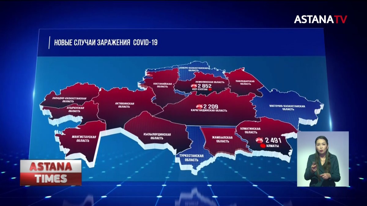 За сутки от коронавируса скончались 15 казахстанцев