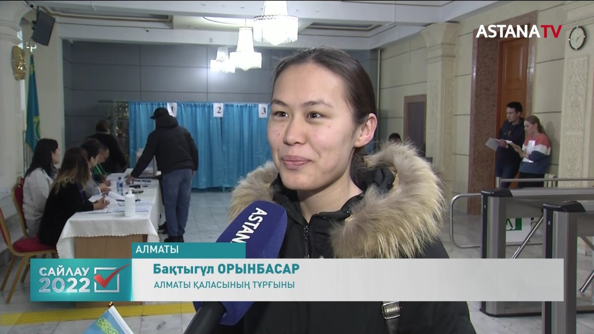 Алматыда 600 сайлау учаскесі өз жұмысын бастады