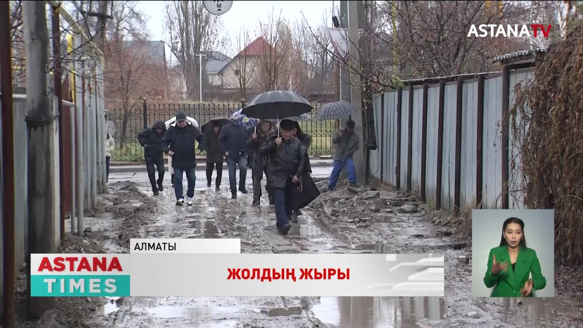 Шұғыла шағын ауданының тұрғындары батпақ кешіп жүр