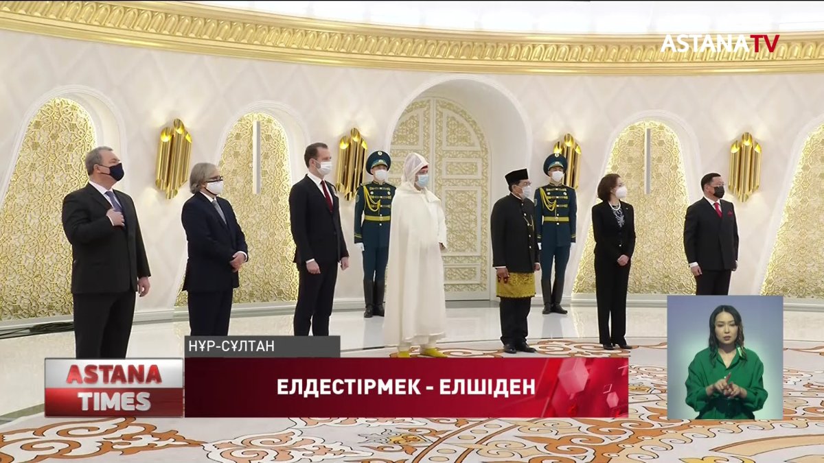 Президент жеті мемлекеттің елшілерінен сенім грамоталарын қабылдады