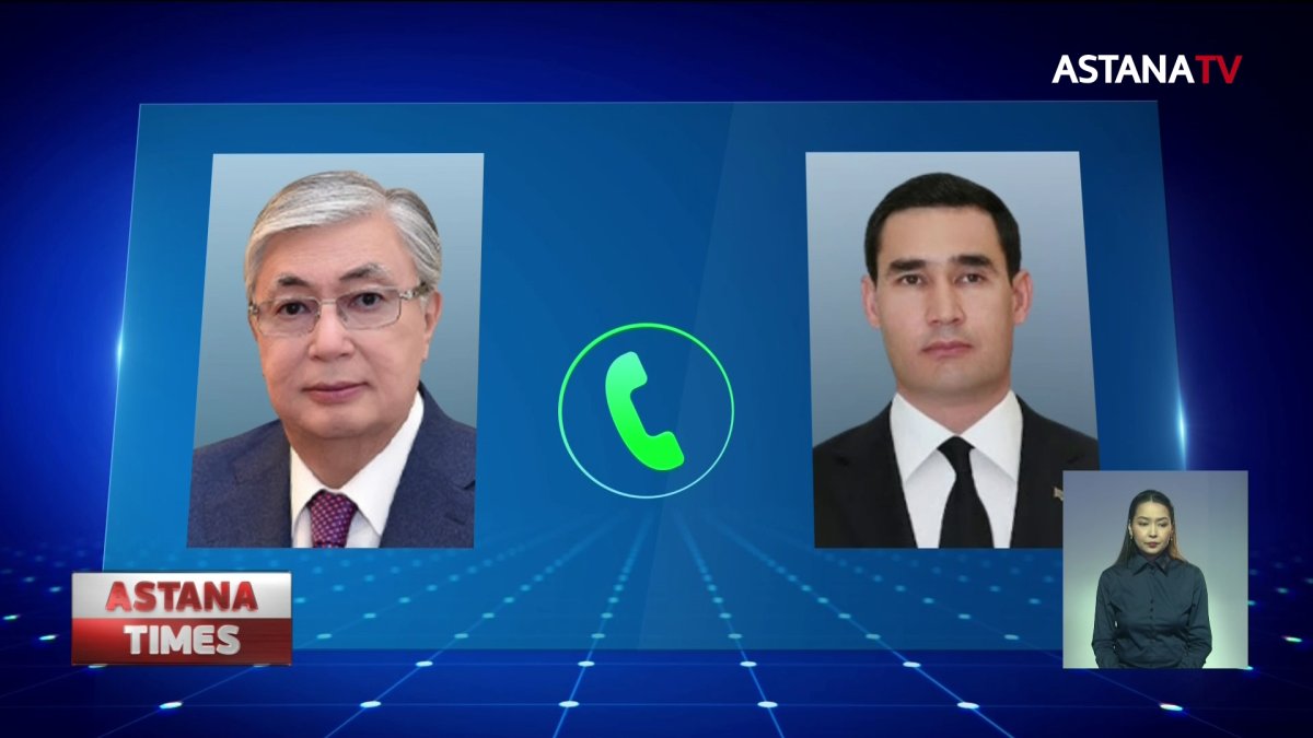 Қазақстан Президенті Түрікменстан басшысы С.Бердімұхамедовпен телефон арқылы сөйлесті