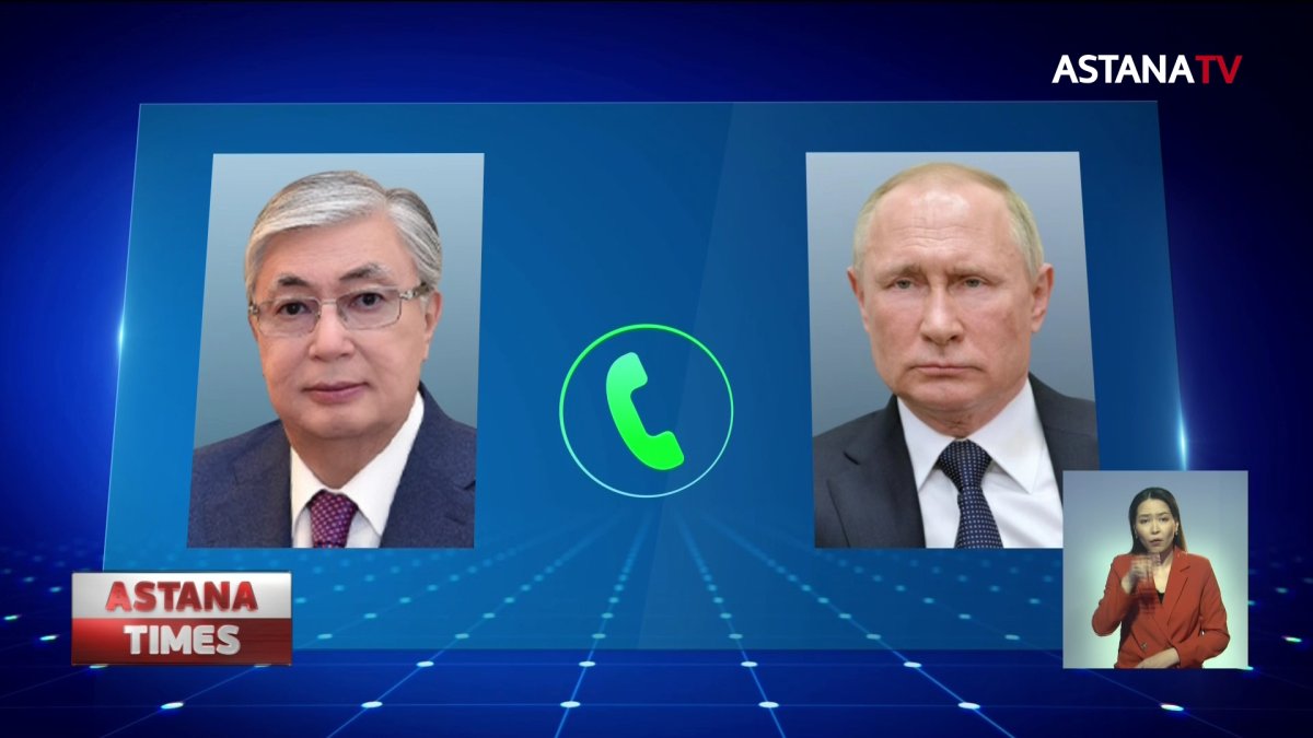 Қ.Тоқаев пен В.Путин телефон арқылы сөйлесті