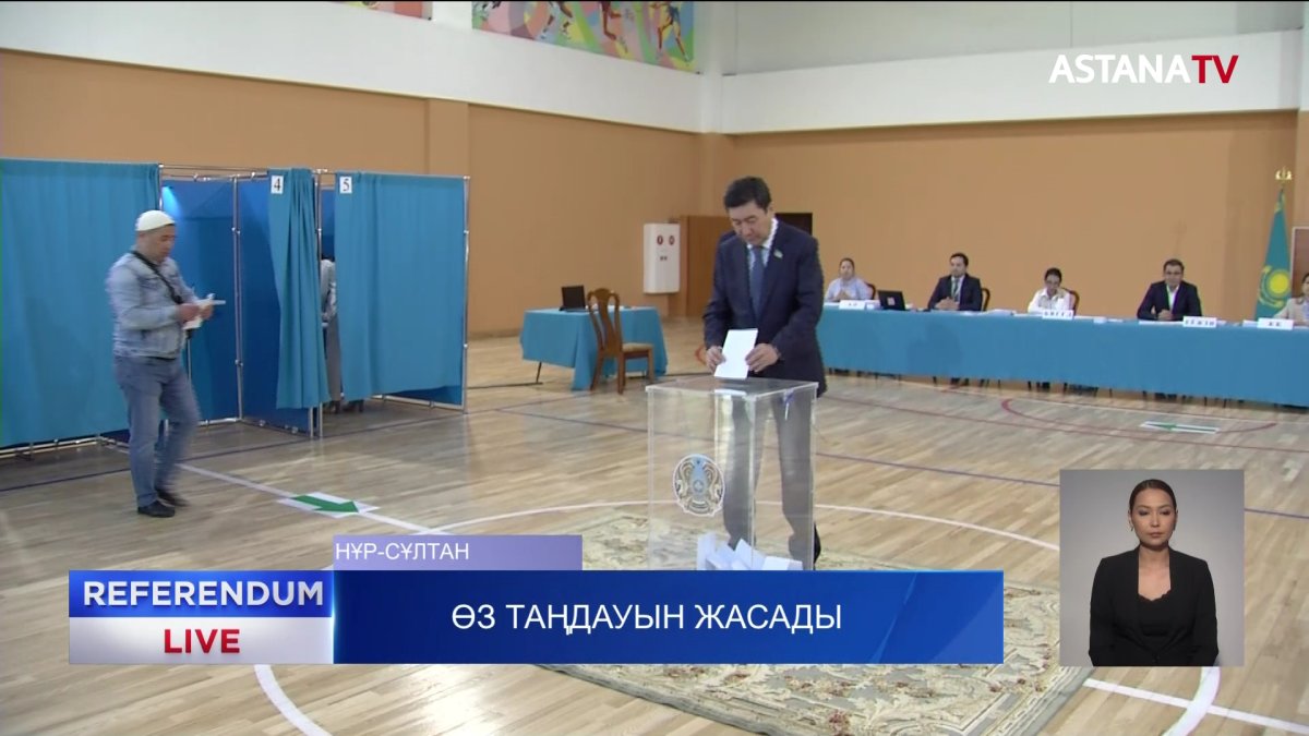 Мәжіліс төрағасы Е.Қошанов дауыс берді