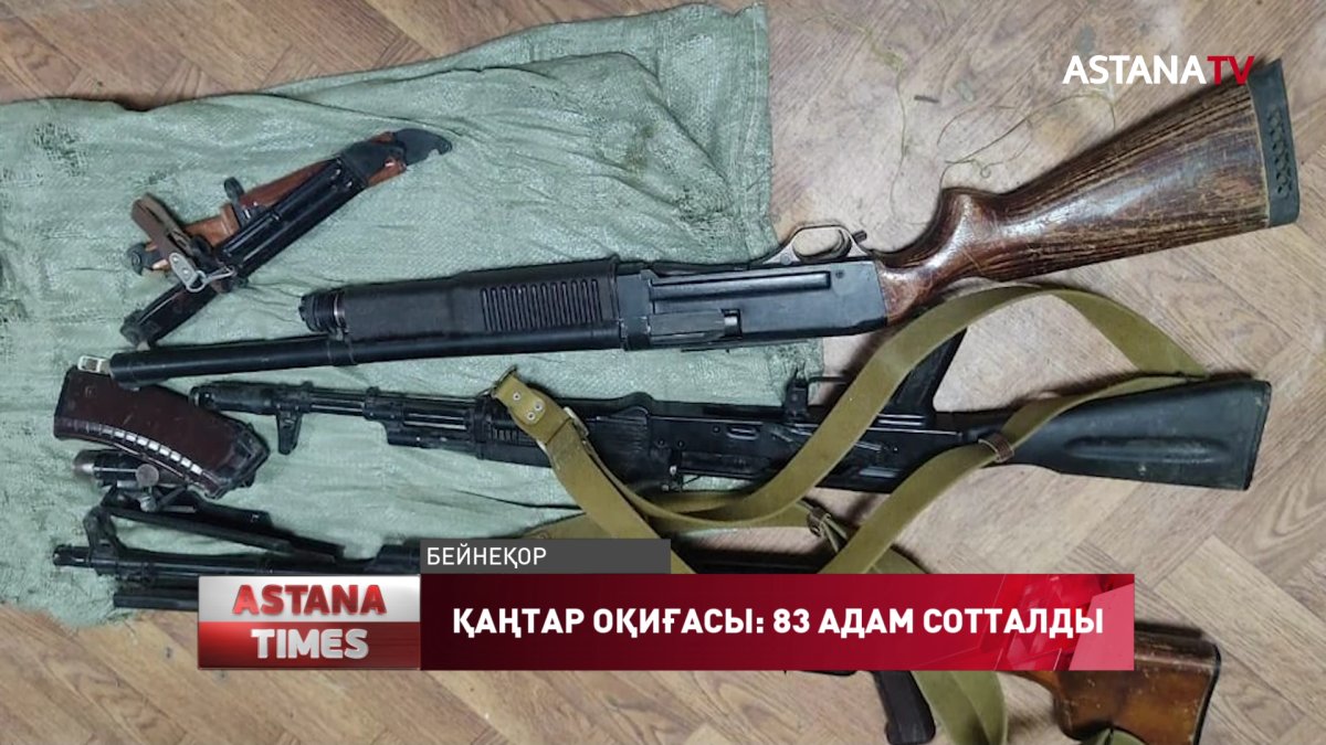 Ұрланған 2 мыңнан астам қару қылмыскерлердің қолында