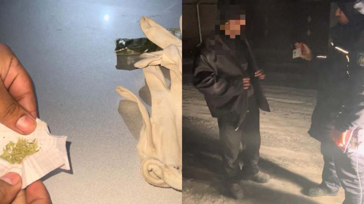 Түркістан облысының полицейлері ер адамнан есірткі тапты