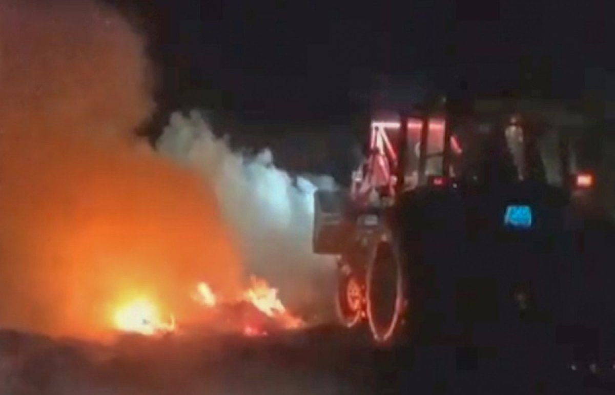 Удар молнии едва не уничтожил все запасы сена фермеров в ВКО