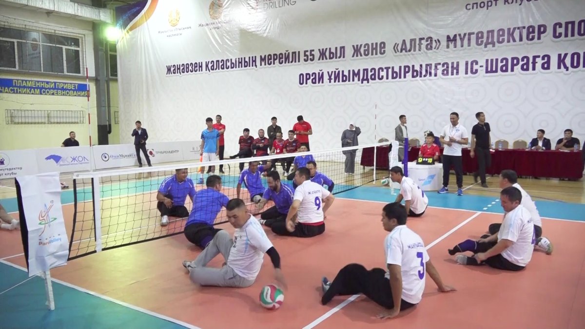 Жаңаөзендік параволейболшылар 11 дүркін Қазақстан чемпионы