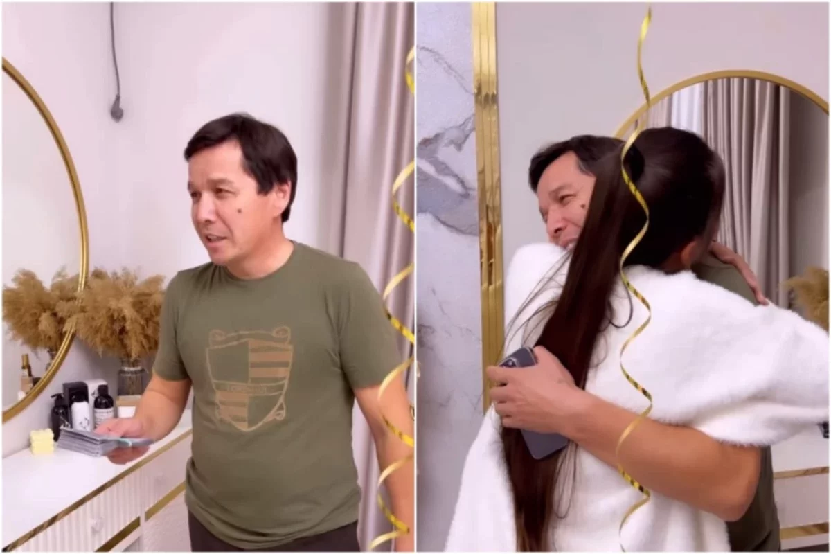 "Меккеге жолдама": Абай Бегейдің қызы әкесіне сыйлық жасап қуантты