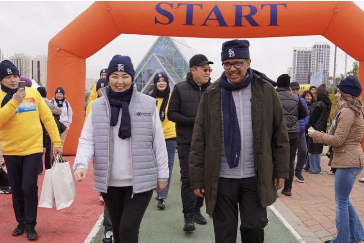 Глава ВОЗ дал советы казахстанцам