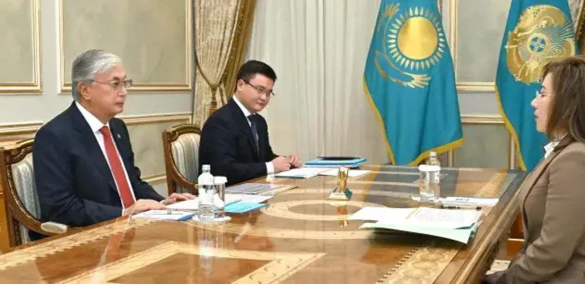 Президент Қаржы нарығын реттеу және дамыту агенттігінің төрағасы Мәдина Әбілқасымованы қабылдады