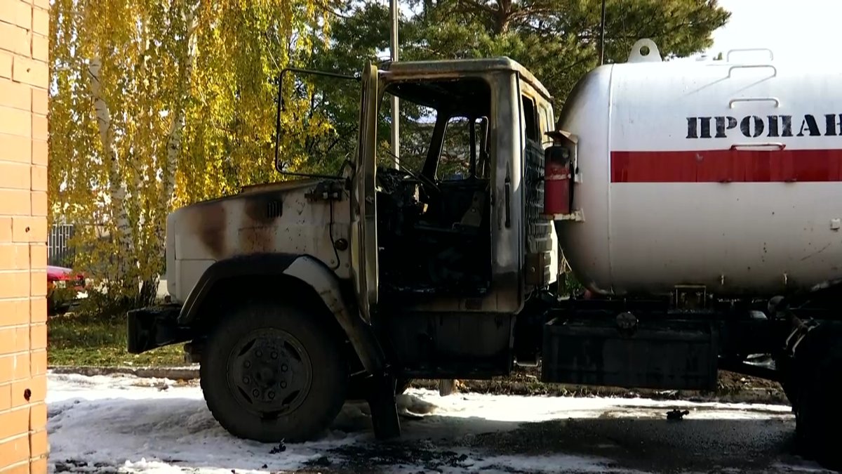 Қызылжарда газ цистернасы өртеніп, бір адам зардап шекті