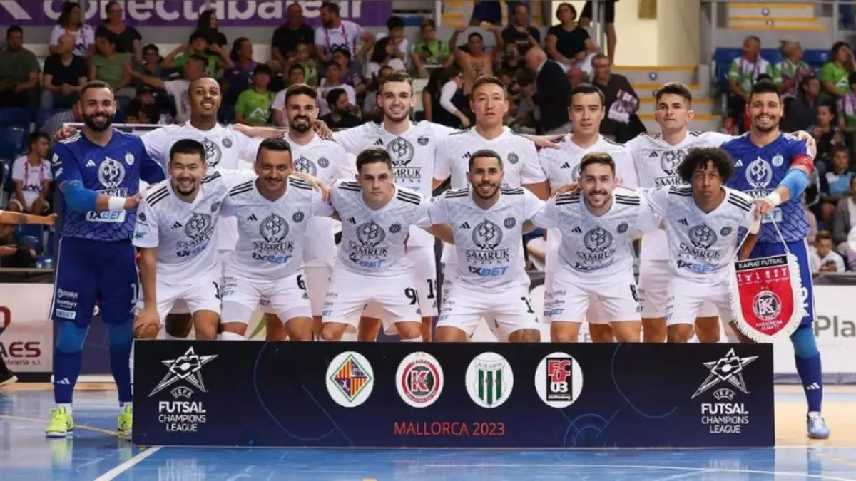 "Қайрат" футзал клубы чемпиондар лигасының элиталық кезеңіне өтті