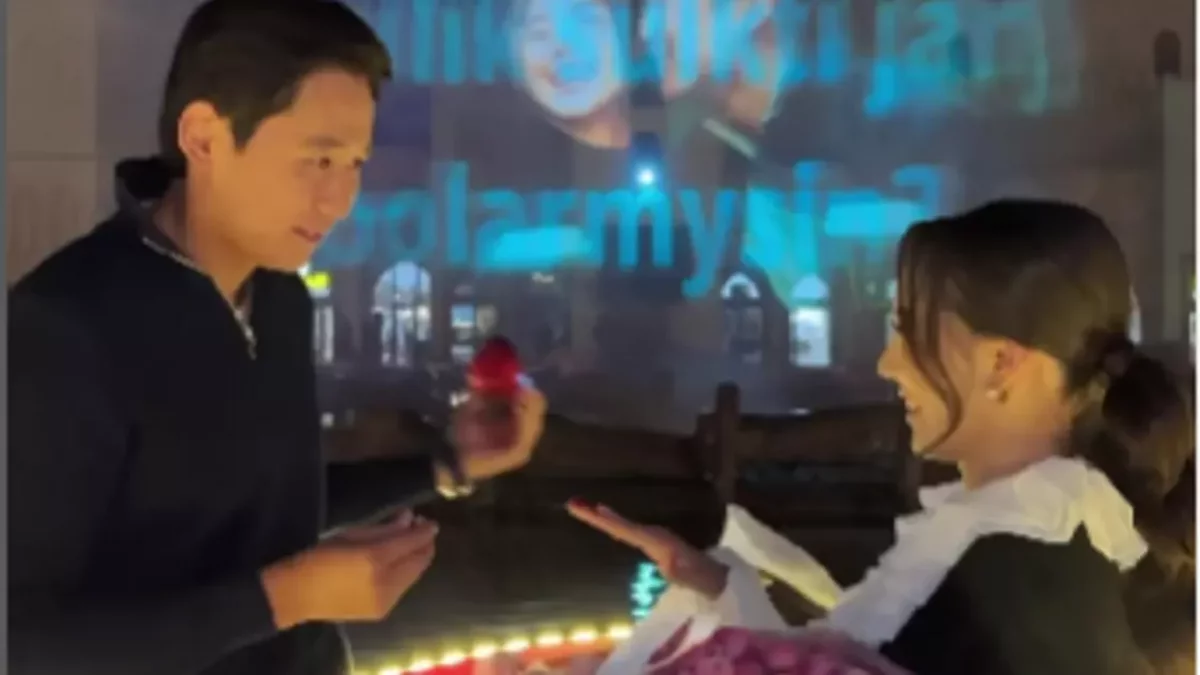 "Мәңгілік сүйікті жарым болармысың": Қайрат Нұртастың інісі сүйіктісіне үйленуге ұсыныс жасады