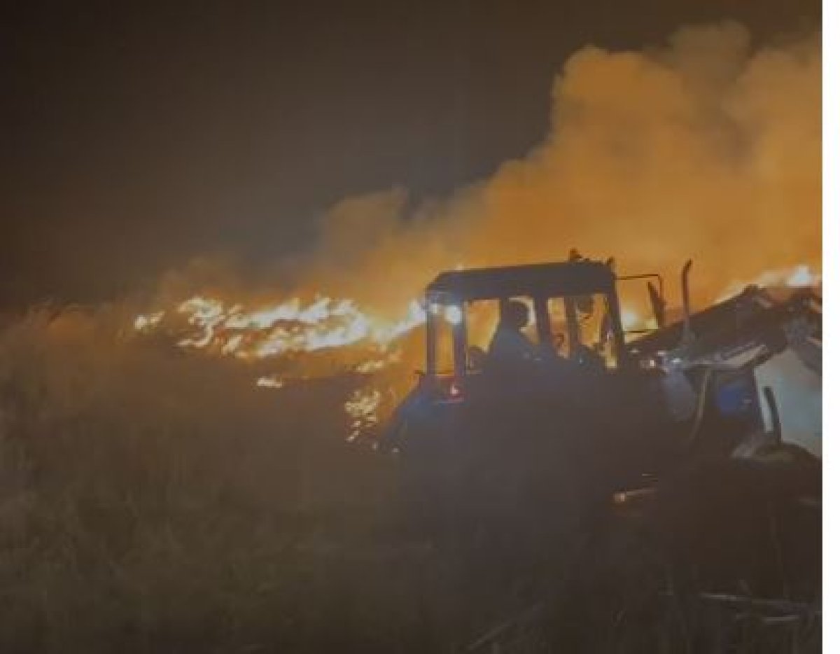 Два дня в Восточном Казахстане горели десятки тонн сена