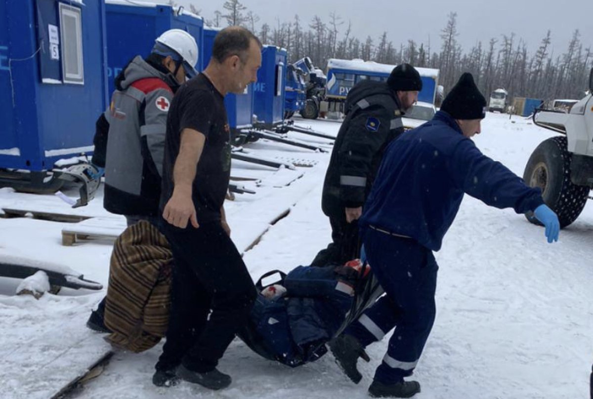 Медведь чуть не разорвал двух мужчин в Якутии