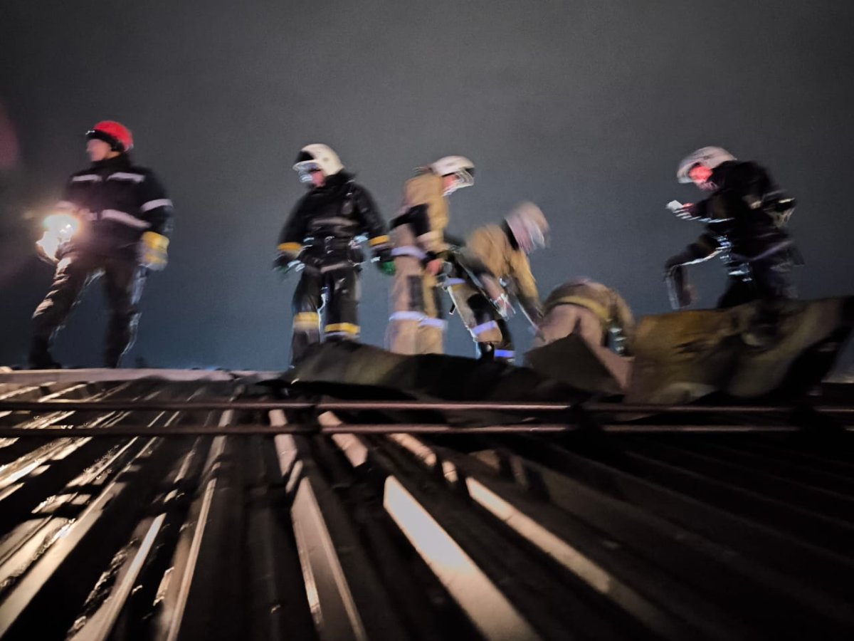 Ресторан загорелся в Усть-Каменогорске