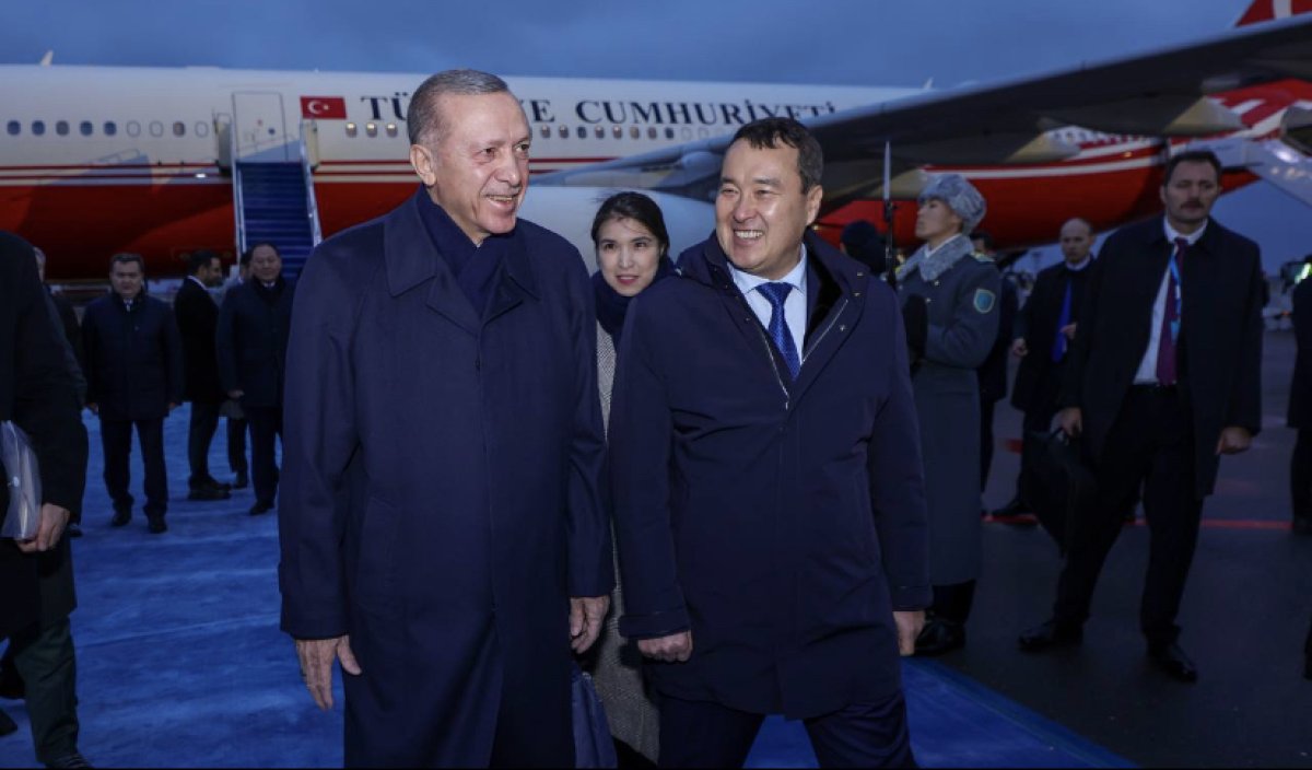 Эрдоган прибыл в Казахстан