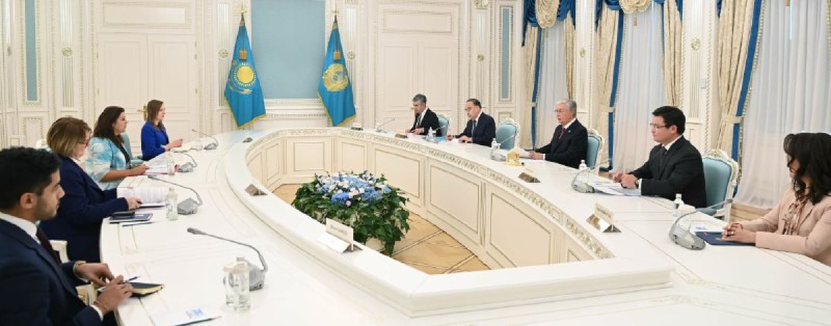 Токаев принял государственного министра Великобритании