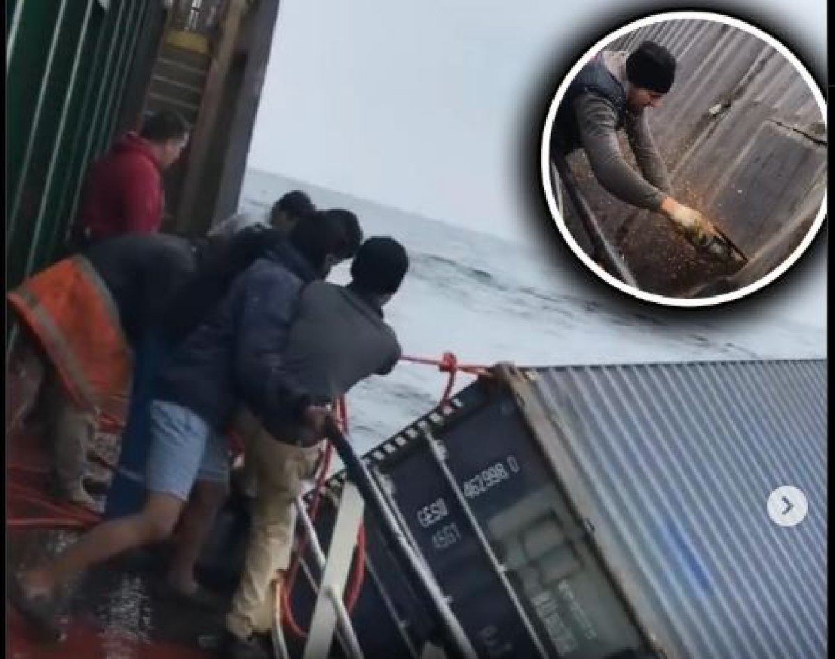 Рыбаки нашли в океане контейнер набитый новыми айфонами