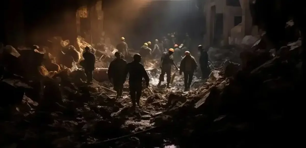 Үндістанда үйінді астында қалған жұмысшыларды құтқаруға бірнеше сағат қажет