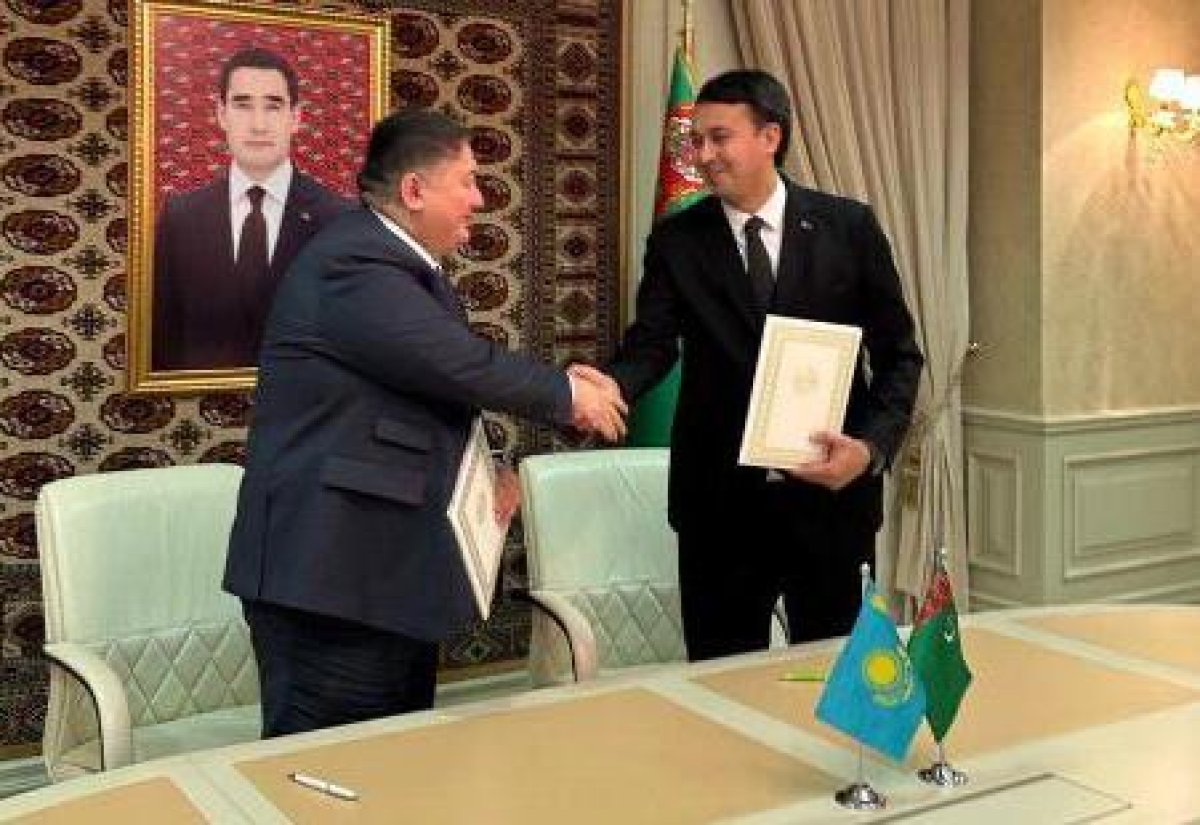 Казахстан и Туркменистан договорились развивать коридор «Китай – Казахстан – Туркменистан – Иран»