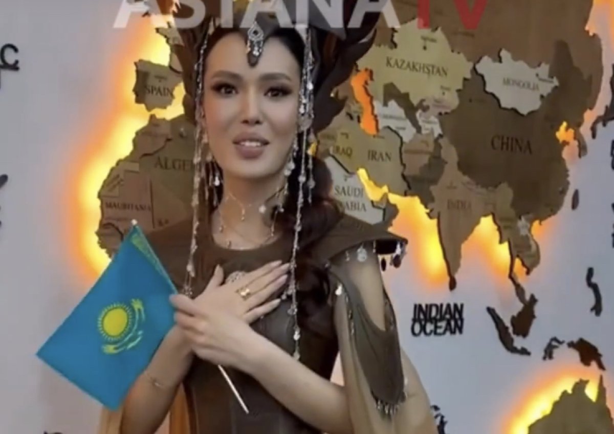Казахстанка продемонстрировала наряд для выступления на "Мисс Вселенная"