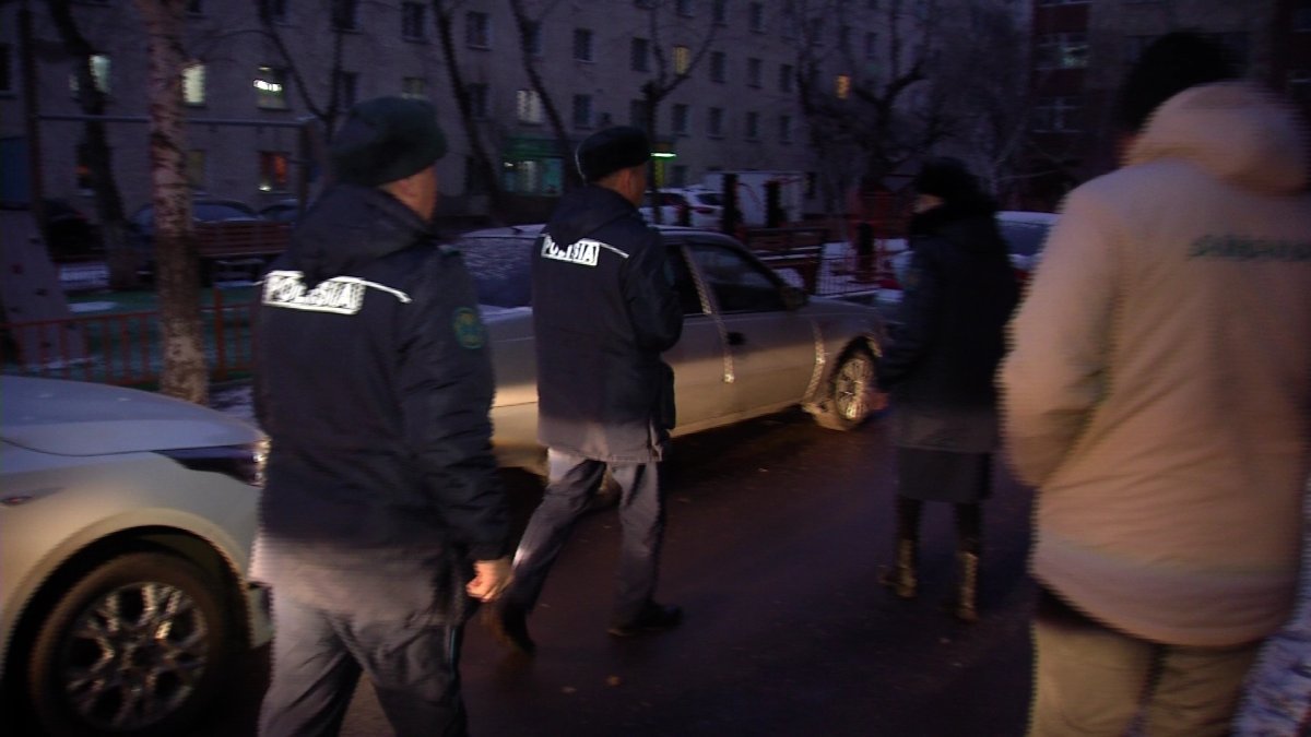 Активисты "Жастар рухы" вышли на рейд с полицейскими по вызовам о бытовом насилии