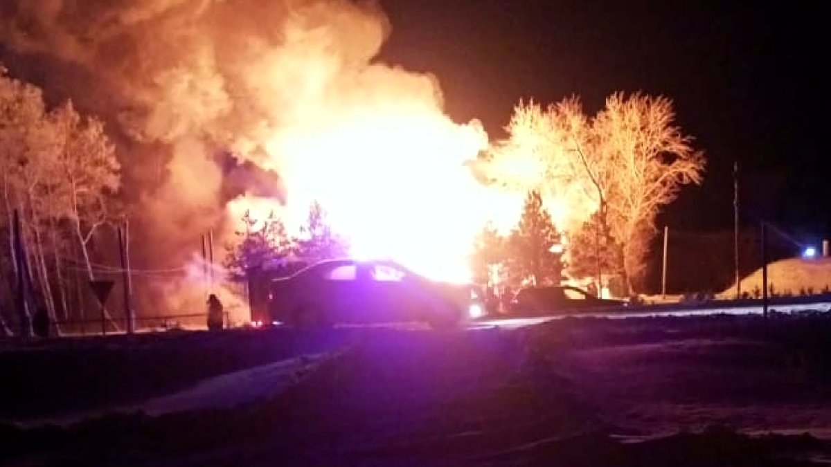 Сельский акимат сгорел дотла в СКО