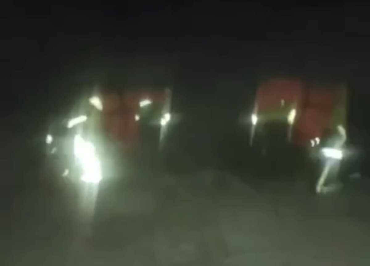 Двух костанайцев из ледяной реки вытащили полицейские