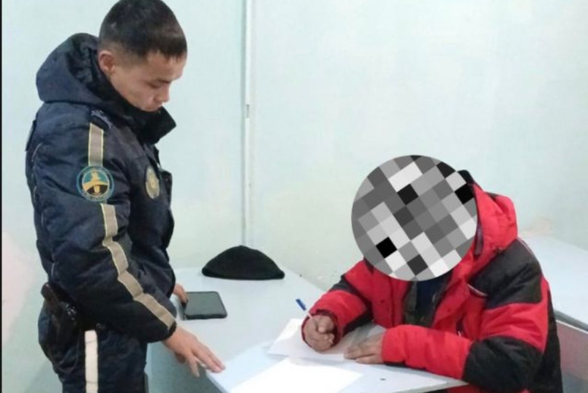 Жителя Костанайской области арестовали за выезд на трассу в непогоду