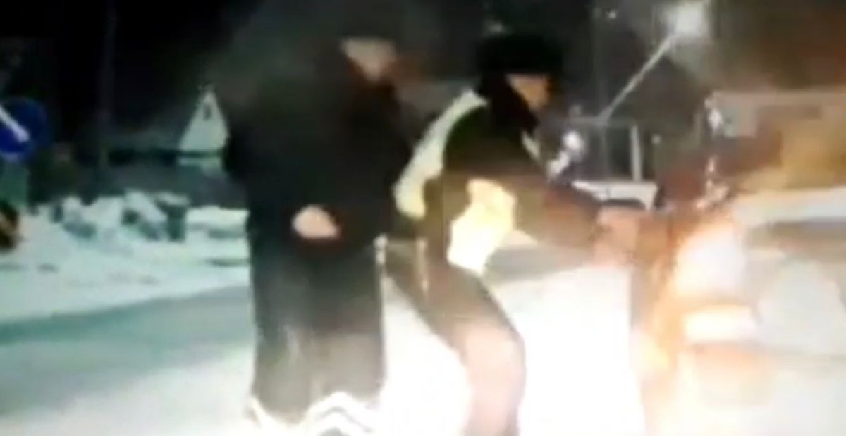 Пьяный темиртаусец протащил патрульного 200 метров в авто